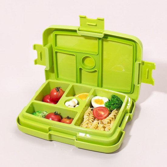 New Arrival Plastic School Lunch Box Kids Reusable Leakproof 4 Compartments Food Storage Container Bento Box New Arrival Plastic School Lunch Box Kids Reusable Leakproof 4 Compartments Food Storage Container Bento Box