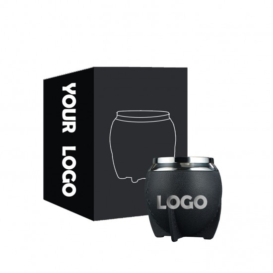 2025 New Custom 280ml 304 Stainless Steel Yerba Mate Tea Cup Mardai Gourd Cup With Straw 2025 New Custom 280ml 304 Stainless Steel Yerba Mate Tea Cup Mardai Gourd Cup With Straw
