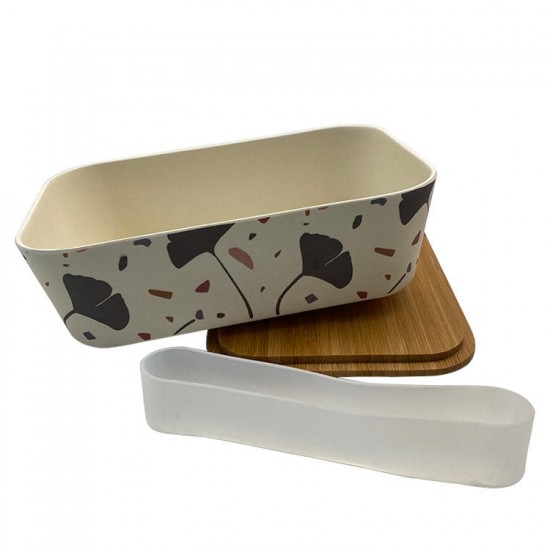 New creative customize logo lunch box portable bamboo fiber lunch box New creative customize logo lunch box portable bamboo fiber lunch box