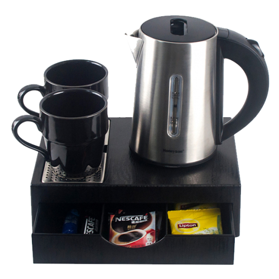 Honeyson Hotel Welcome Tray Tea Tray Set With 0.6L 304 Stainless Steel Kettle M-H1263 Low Wattage Electric Kettles Welcome Tray Honeyson Hotel Welcome Tray Tea Tray Set With 0.6L 304 Stainless Steel Kettle M-H1263 Low Wattage Electric Kettles Welcome Tray