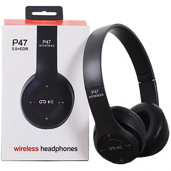 Over Ear P47 High Quality Stereo P47 Wireless Headphone BT Gaming Headset Ear mobile phone computer audifonos AUX line TF card Over Ear P47 High Quality Stereo P47 Wireless Headphone BT Gaming Headset Ear mobile phone computer audifonos AUX line TF card