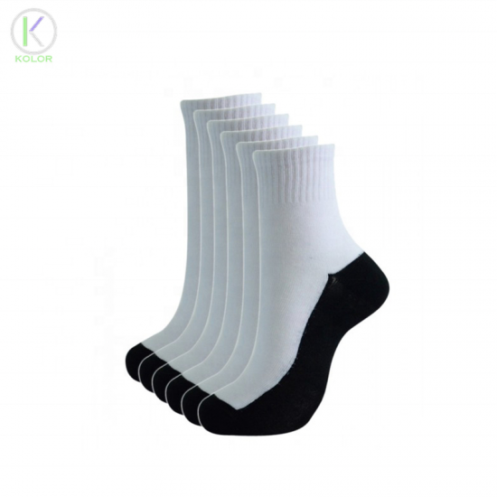 Wholesale White With Black Bottom Socks Black Sole White Socks Wholesale White With Black Bottom Socks Black Sole White Socks