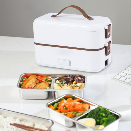 Original 300W Electric Lunch Box Warmer New Stainless Steel Plastic for Home and Outdoor Use Modern Design Original 300W Electric Lunch Box Warmer New Stainless Steel Plastic for Home and Outdoor Use Modern Design