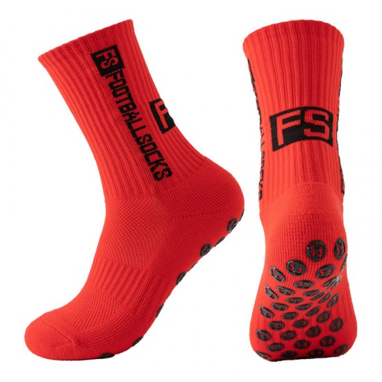 Wholesale FS Professional Grip Football Socks Training Sports Socks for Men Kids Jacquard With High Crew Knitted Thick Non-slip Wholesale FS Professional Grip Football Socks Training Sports Socks for Men Kids Jacquard With High Crew Knitted Thick Non-slip