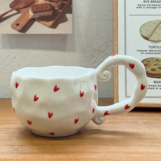 Nordic Ins Style Ceramic Mug Tazas De Cafe High Quality Cute Ceramic Coffee Cup Milk Coffee Ceramic Cups For Couples Household Nordic Ins Style Ceramic Mug Tazas De Cafe High Quality Cute Ceramic Coffee Cup Milk Coffee Ceramic Cups For Couples Household